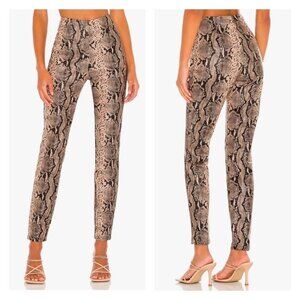 Superdown Donna Faux Leather Pants in Snake Print Size S